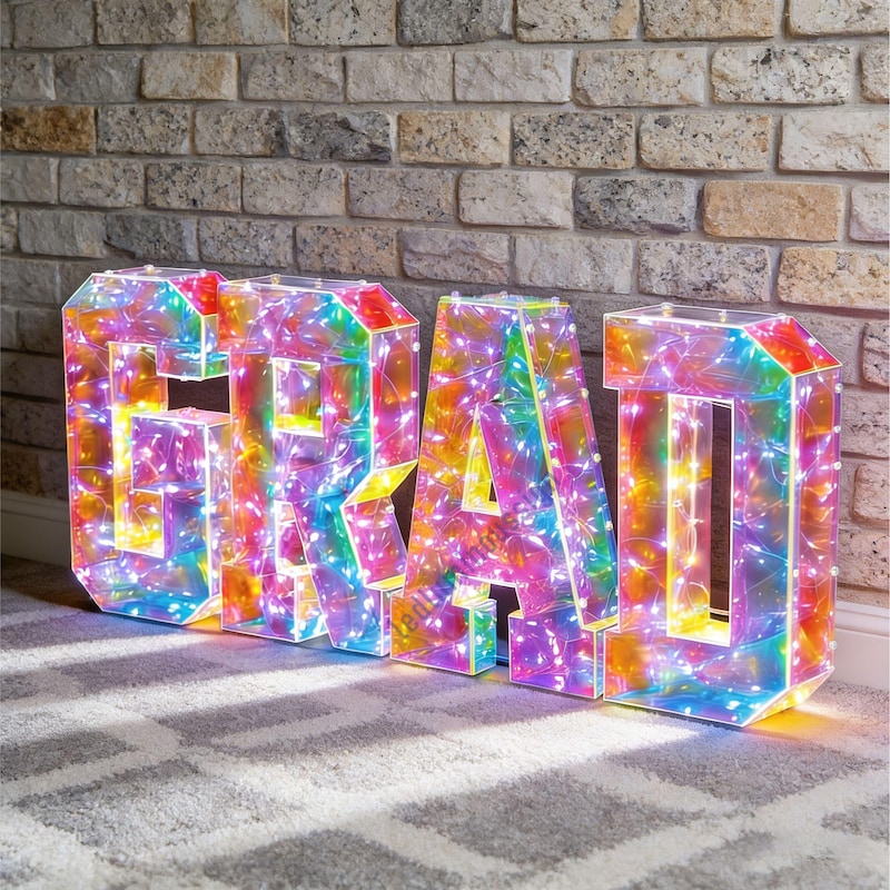 Grad Marquee Letters - Etsy
