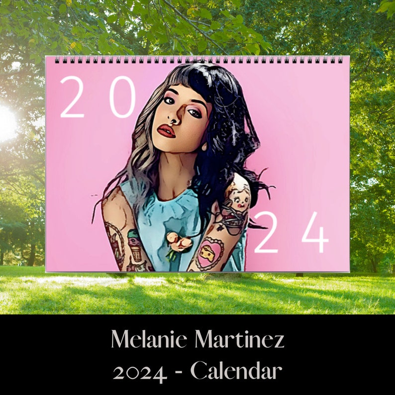 Melanie Martinez Calendar 2024, Gift Idea, Play Date Vibes, Wall Decor