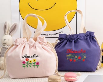 Personalized Insulated Lunch Bag: Embroidered Custom Tote