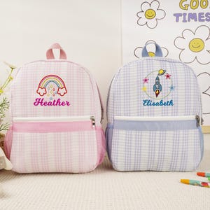 Toddler Backpack, Back To School, Girl Backpack, Boy Backpack, Personalized Kids , Embroidered Backpack, Preschool Book Bag, Kids Backpack