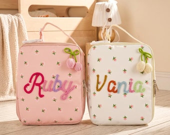 Personalized Lunch Bag, Insulated Polyester Tote, Child Gift