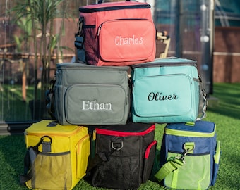 Personalized Insulated Lunch Box, Oxford Fabric Beer Cooler Picnic Bag, Gifts for Men