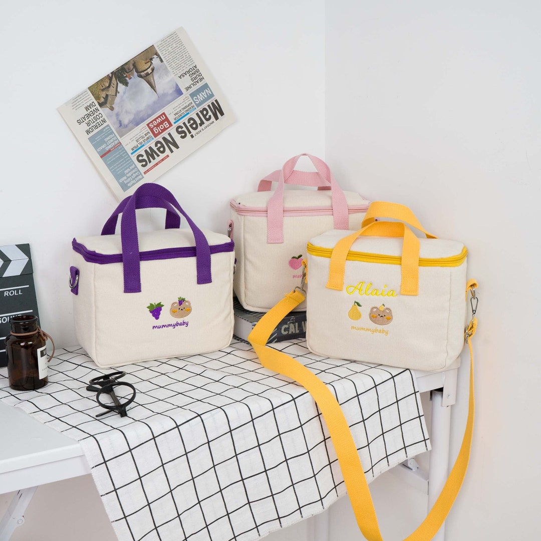 Personalized Lunch Bag for Women, Custom Diaper Bag, Lunch Box for Boys