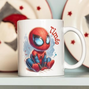 Taza Spydey personalizada, taza infantil, taza personalizable para ofrecer - Superman - 5 modelos a elegir