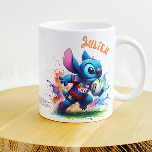 Taza punto personalizada, punto rugby, taza infantil, taza personalizable para ofrecer - 5 modelos a elegir