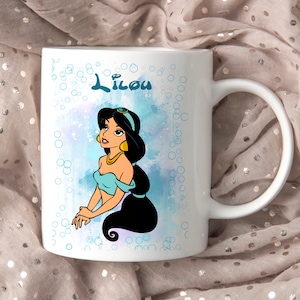 Taza princesa personalizada, taza infantil, taza personalizable para ofrecer