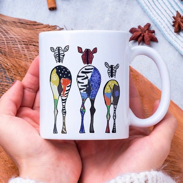 Mug à personnaliser, tasse zèbre, mug personnalisable, mug personnalisé