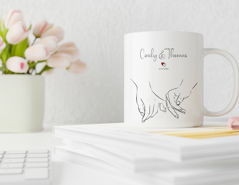 Mug personnalisé couple, noces , mariage, anniversaire mug personnalisable N° 1