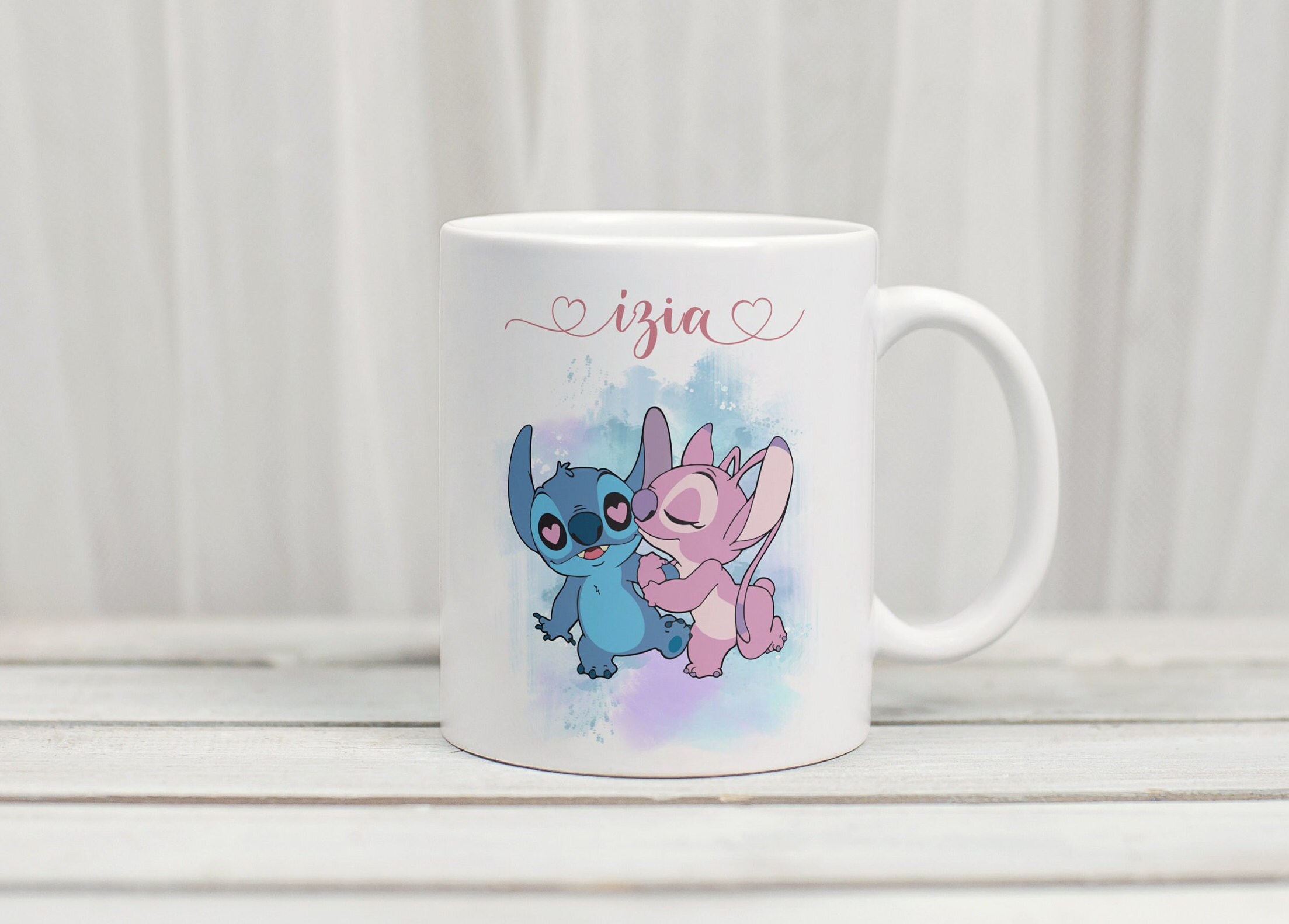Mug Stich Mug Lilo Et Stitch 315ml - Céramique - Idée Cadeau Anniversaire - Licence Officielle Mug Collection Disney