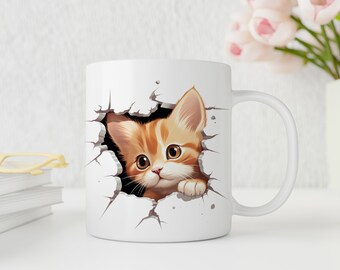 Mug à personnaliser, tasse chat, mug personnalisable, mug personnalisé chat, cadeau personnaliser