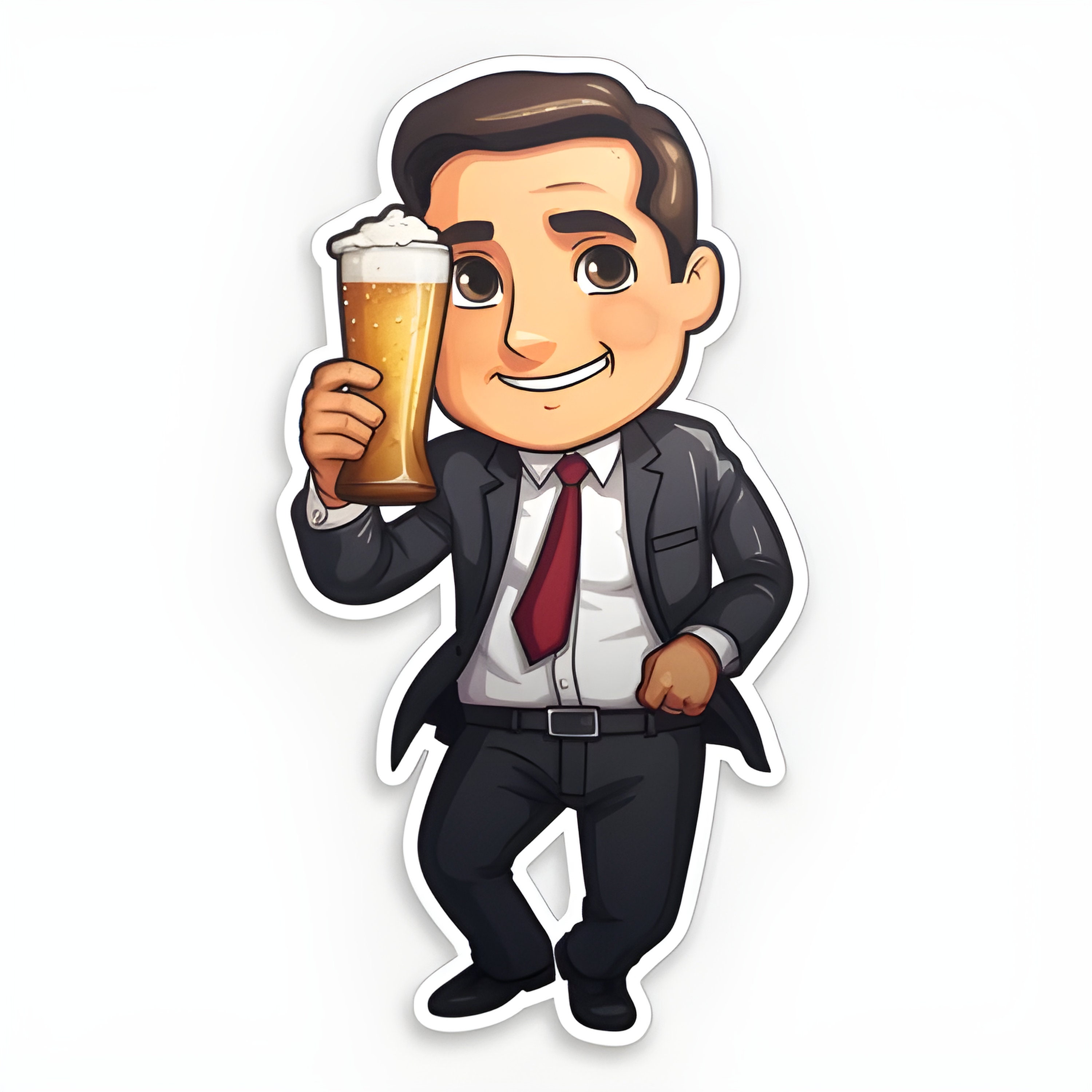 The Office/dunder Mifflin Drinking Buddies Stickers. printable Stickers ...