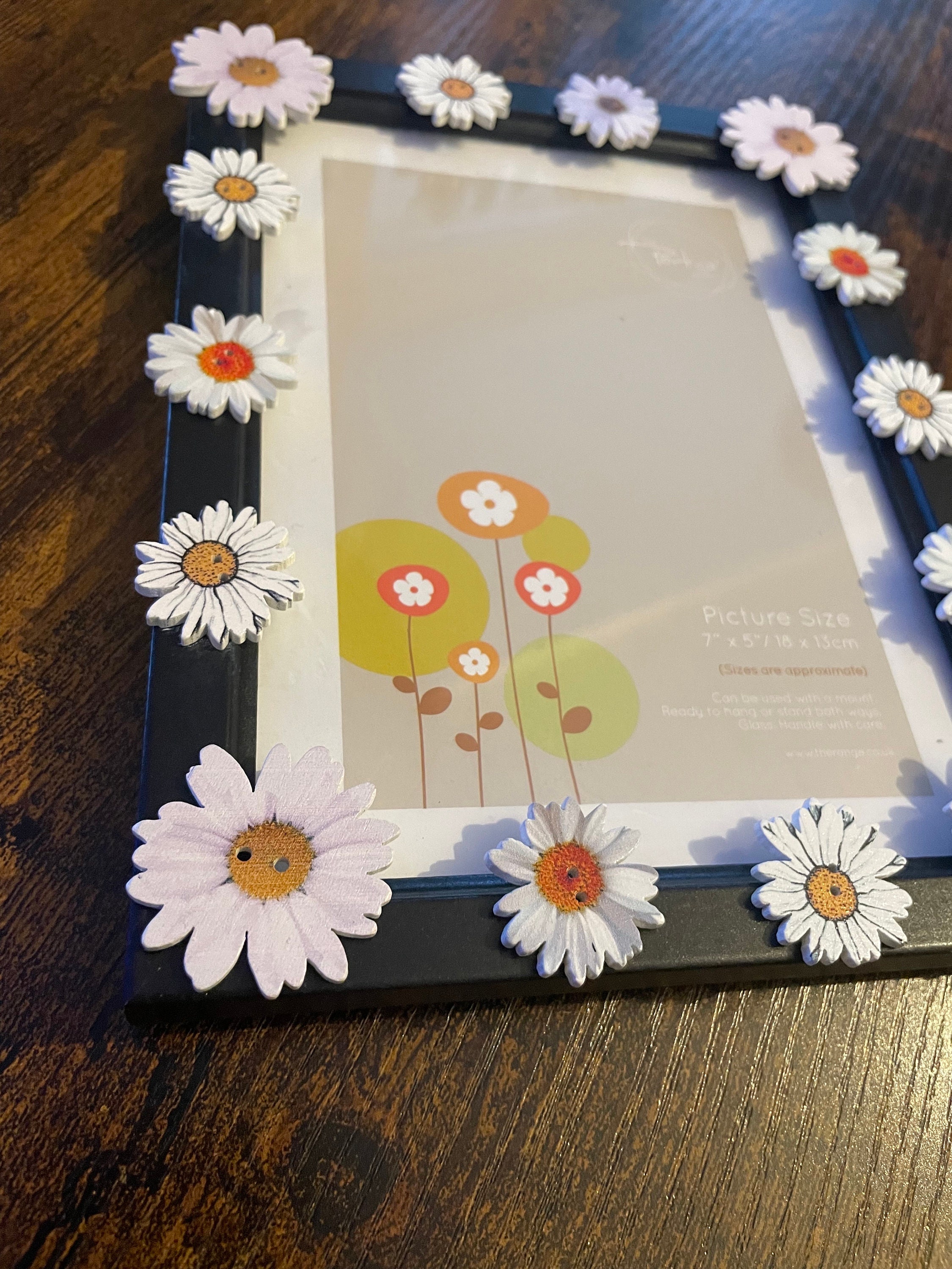 3D Flower Photo Frame - Etsy
