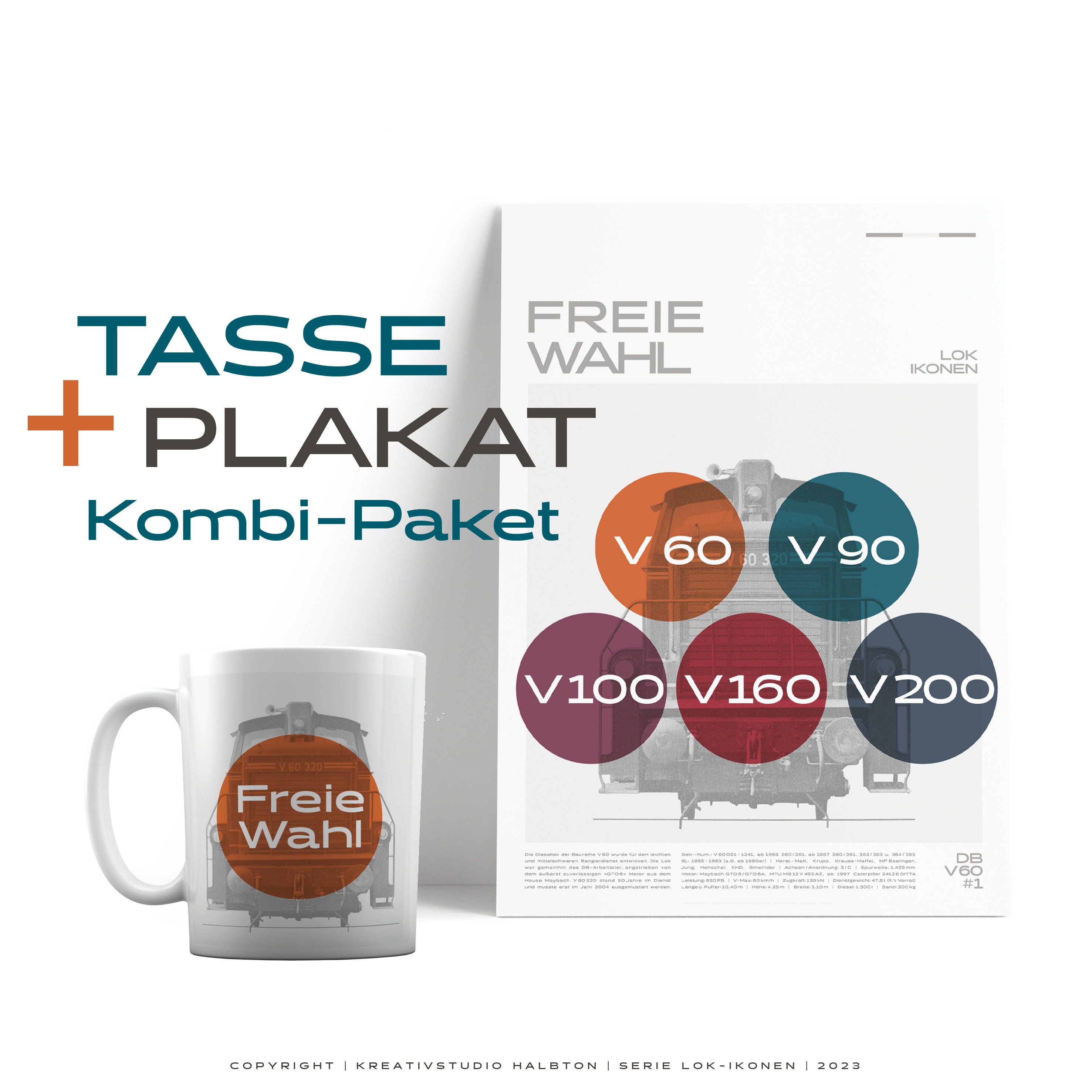 Combination savings package: cup + poster - freely selectable