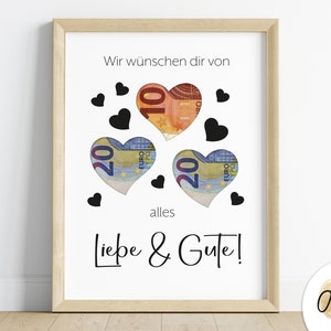 Birthday cash gift | heartfelt gift | birthday present | picture | poster | personal gift | giving money