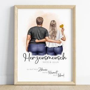 Gift for partner | for him/her anniversary personalized | Plus size  Couple Poster | Birthday gift | Valentine's Day | PDF digital