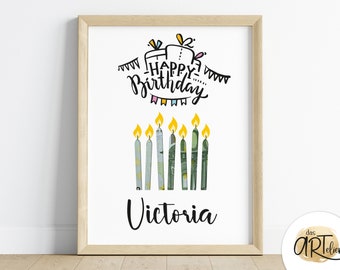 Money gift for birthday | from the heart gift | birthday gift | image | Posters | personal gift | give away money