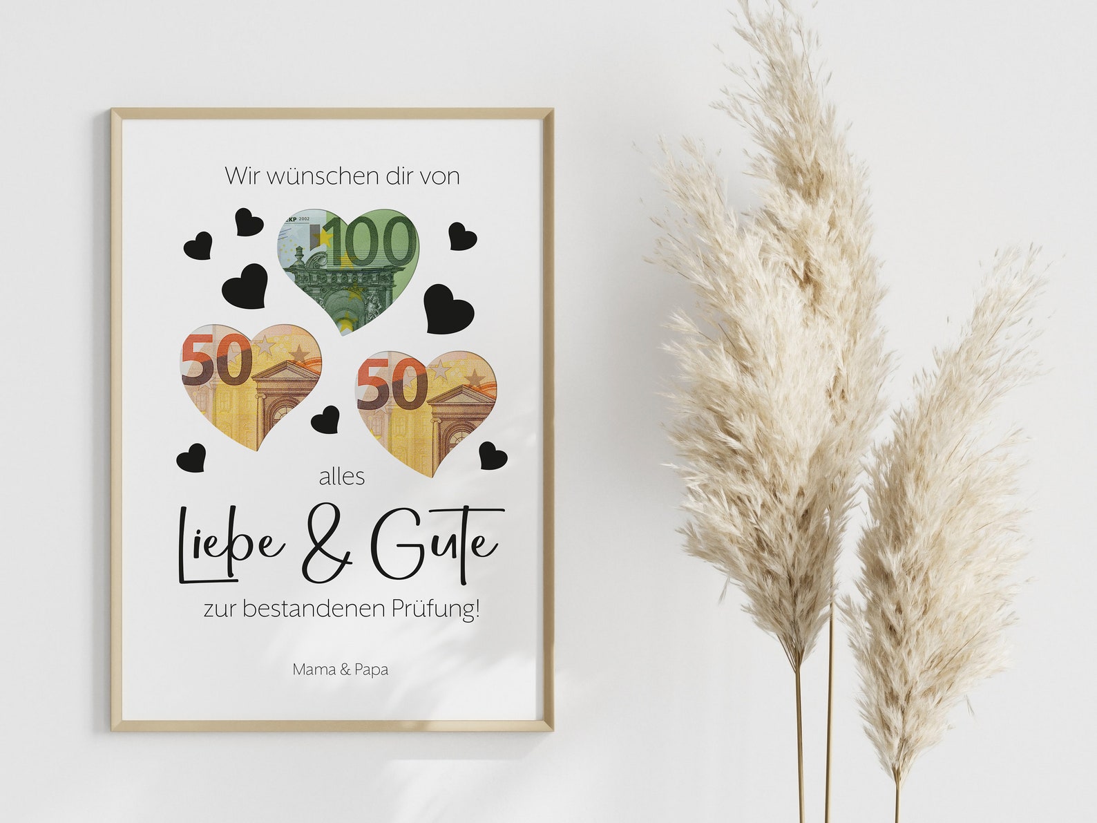 Geldgeschenk zum Geburtstag von Herzen Geschenk Etsy.de