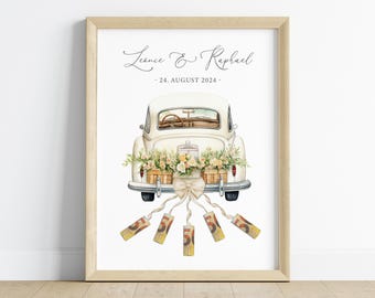 regalo de boda en efectivo | dinero para regalo de boda | Coche de boda personalizado | Descargar PDF Regalo de Bodas | regalo para los novios