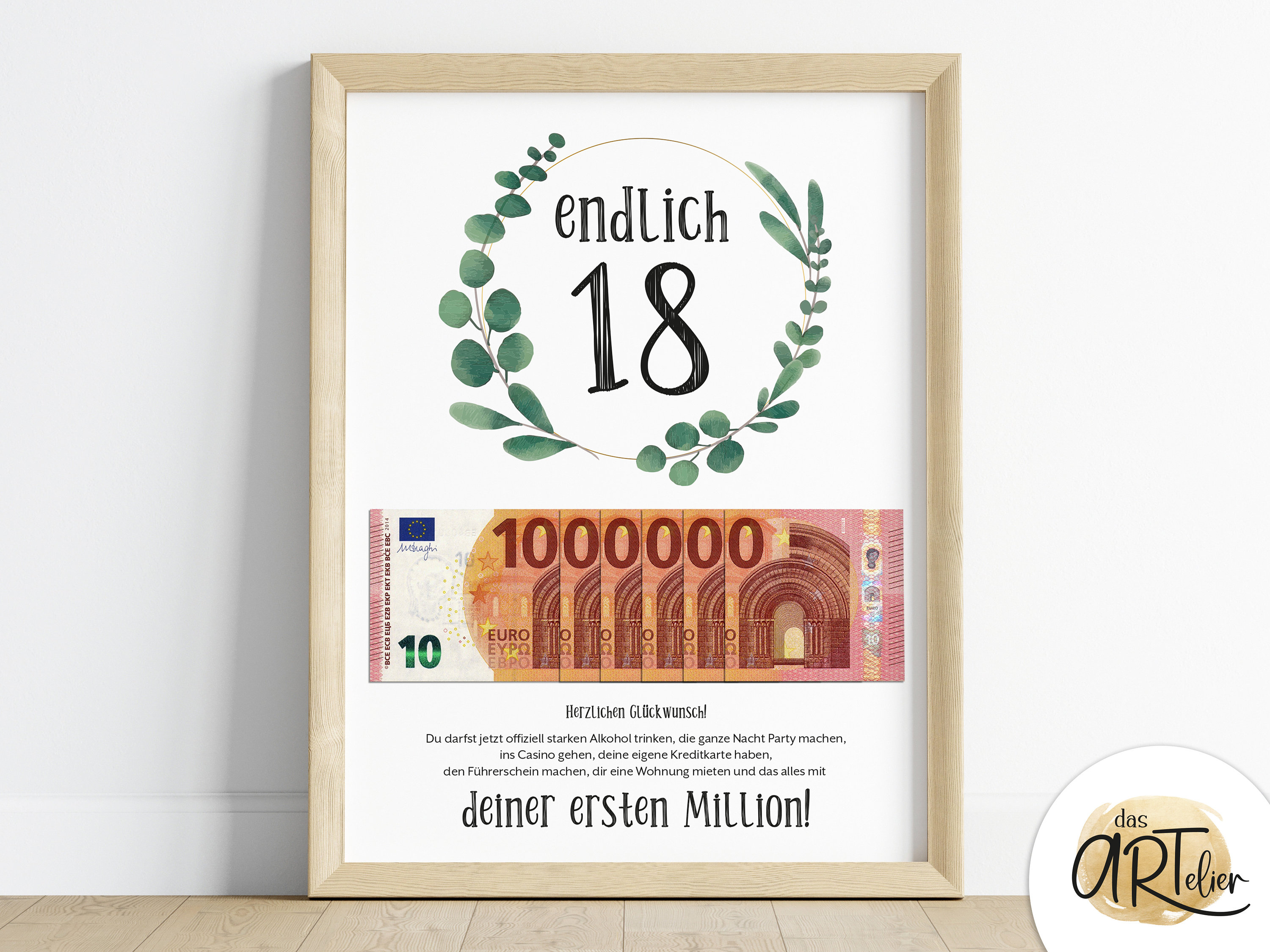 Geldgeschenk zum 18. Geburtstag Geburtstagsgeschenk zur Etsy.de