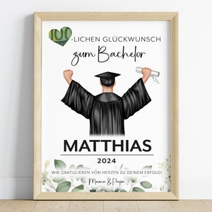 Personalisiertes Geldgeschenk Bachelor, Master oder Studium | Geschenk Abschluss Prüfung bestanden | Abitur Ausbildung Diplom PDF digital