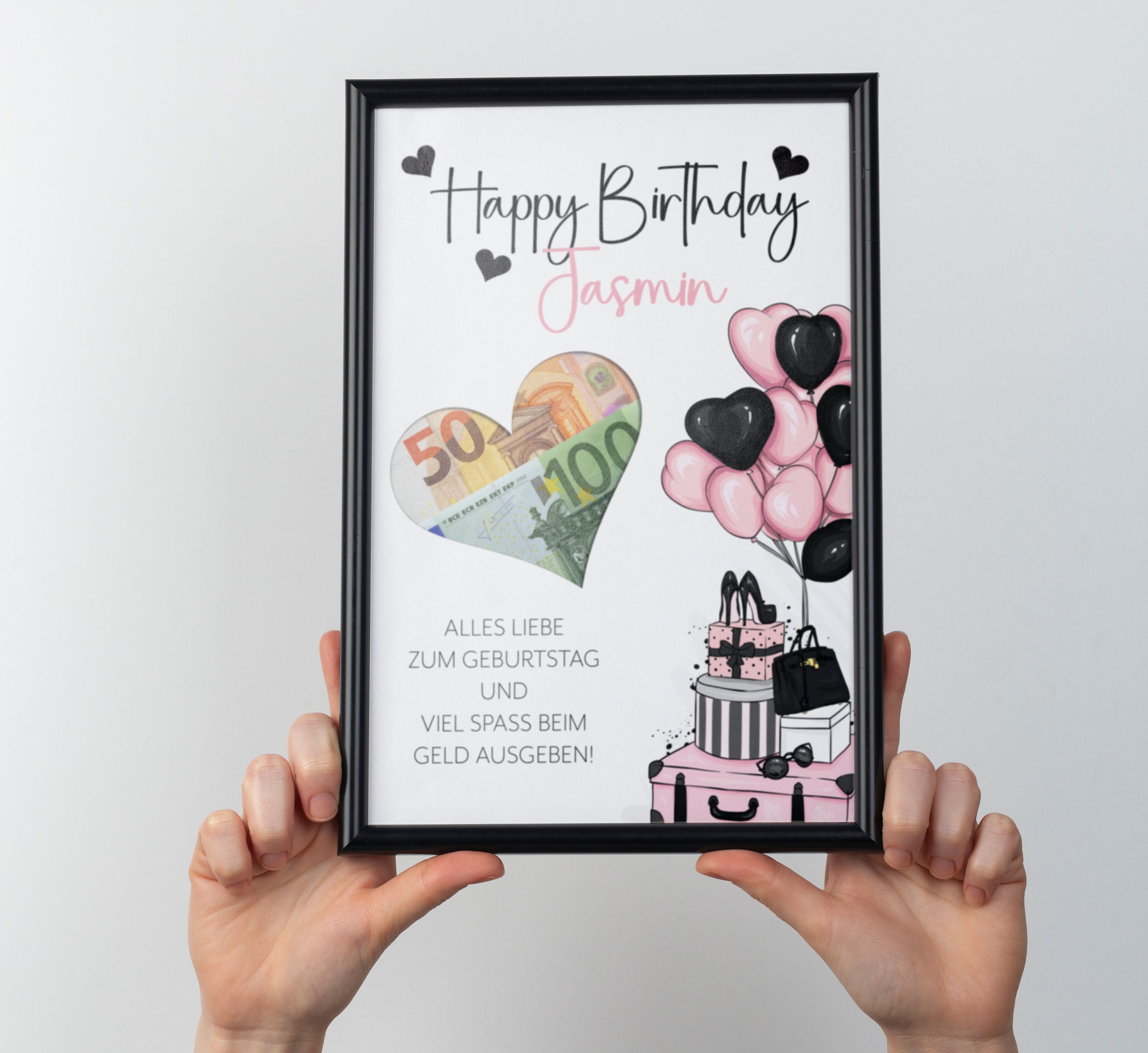 Geldgeschenk zum Geburtstag personalisiert Teenager Etsy.de