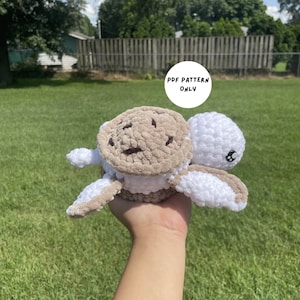 Ice Cream Cookie Sandwich Sea Turtle Crochet Pattern!