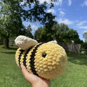 Jumbo Crochet Bee Pattern Etsy