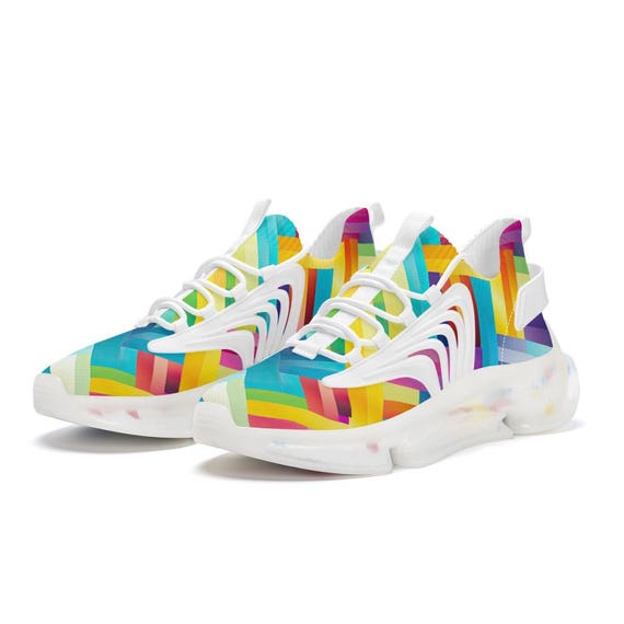Buy Air Max Geo Pride Trainers LGBTQ White Sneakers Running Shoes Fitness Gift Online in India Etsy