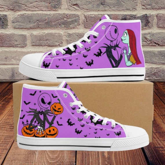 Jack skellington top converse shoes