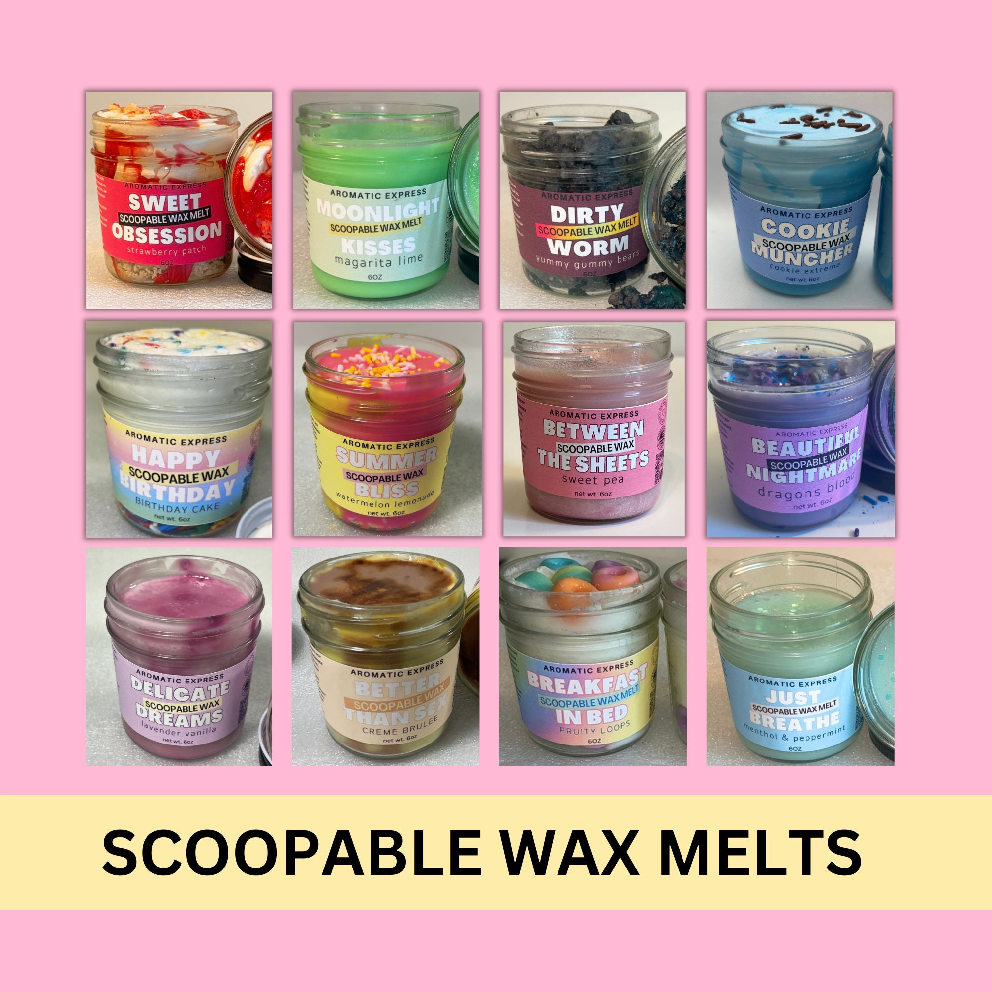 Christmas Hearth, Scoopable Wax Melt, Strong Scented Wax Melt, 4 Oz Jar,  Soy Wax Melt, Eucalyptus Scoopable, Wax Melt for Warmer 