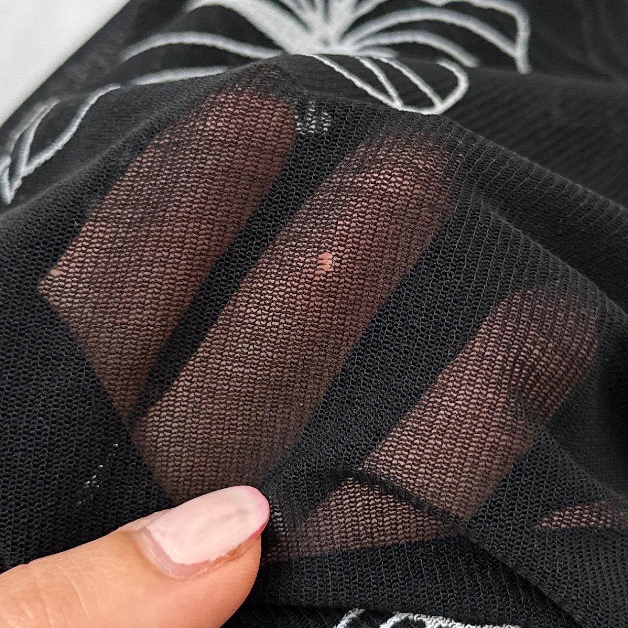 Vintage Vivienne Tam Black Mesh Semi Sheer Maxi Dress With Vintage Vivienne Tam Black Mesh Semi Sheer Maxi Dress With