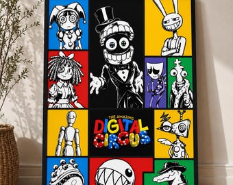 TADC The Amazing Digital Circus Poster | Digital Print | Wallart | High Resolution