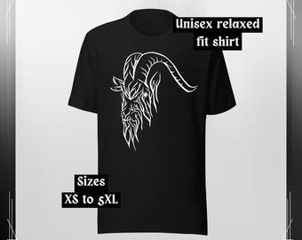Black Phillip Baphomet Goat T-Shirt – Witchy Gothic Unisex Tee Inspired by The Witch