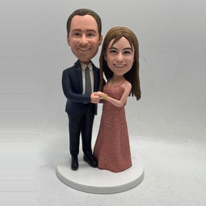 Custom Couple Bobbleheads,Personalized Wedding Gifts For Couple,Wedding Anniversary Gift For Couple, Unique Christmas Gifts For Couples