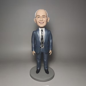 Custom Bobbleheads, Custom Grandfather Bobblehead, Custom Bobblehead For Boss, Make Your Own Bobble Head, Custom Father Action Figure