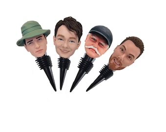 custom groomsmen gifts,Personalized wine Bottle openers,custom wine bottle openers,bobblehead bottle openers,wedding gift,wine opener lover