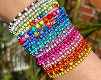 Luminous bracelet made of Miracle beads - 3D Illusion Y2K