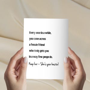 Cartes Bestie numériques – 10 citations d'amitié au format PDF et JPG – À imprimer et à offrir – Profond, affectueux – 2 modèles