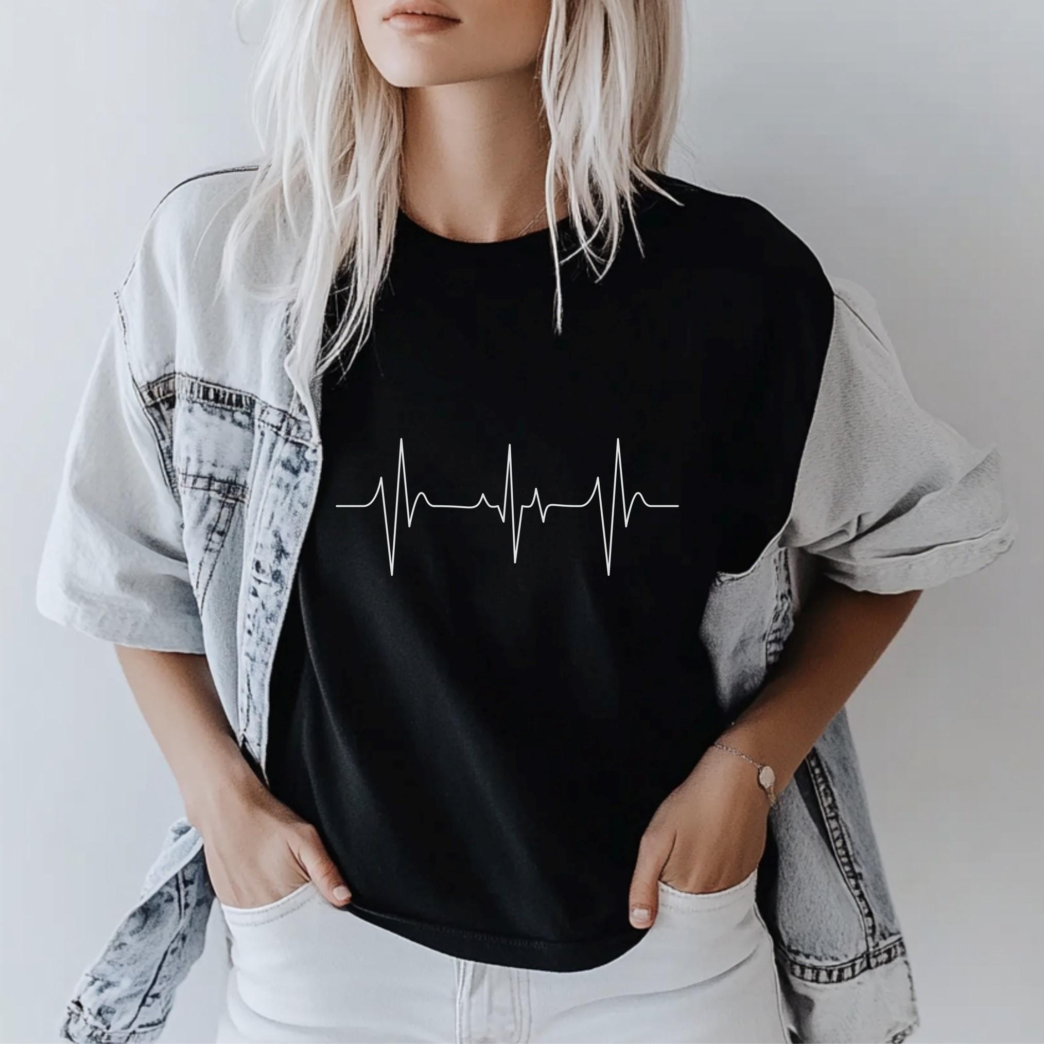 Unisex "Heartbeat" T-Shirt - Black | Heartbeat | T-Shirt | Tee | Gift