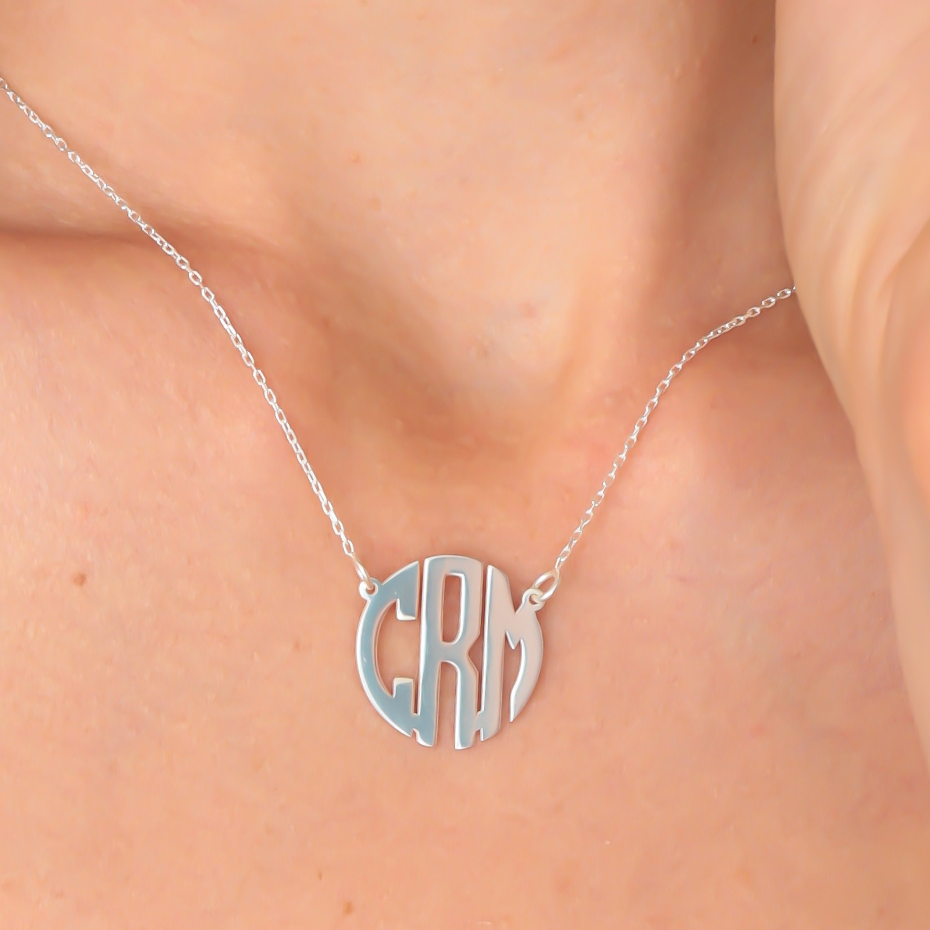 Silver Monogrammed 