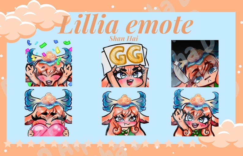 Cute Little Chibi Lillia Emote LOL League Of Legends Twich Etsy Il 794xN.5241263361 Dizh