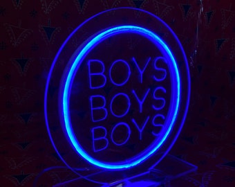 Boys Neon Night Light Sign, Custom Boys Neon Led Sign, Birthday Gifts, Game Room Decor, Personalized Neon Night Lights, Neon Desk Lamp