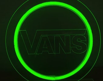 Vans Neon, Neon Vans Shoes Signs, Birthday Gift, Neon Vans Light, Game Room Sign, Birth Vans Sign, Night Light, Gift For Friends