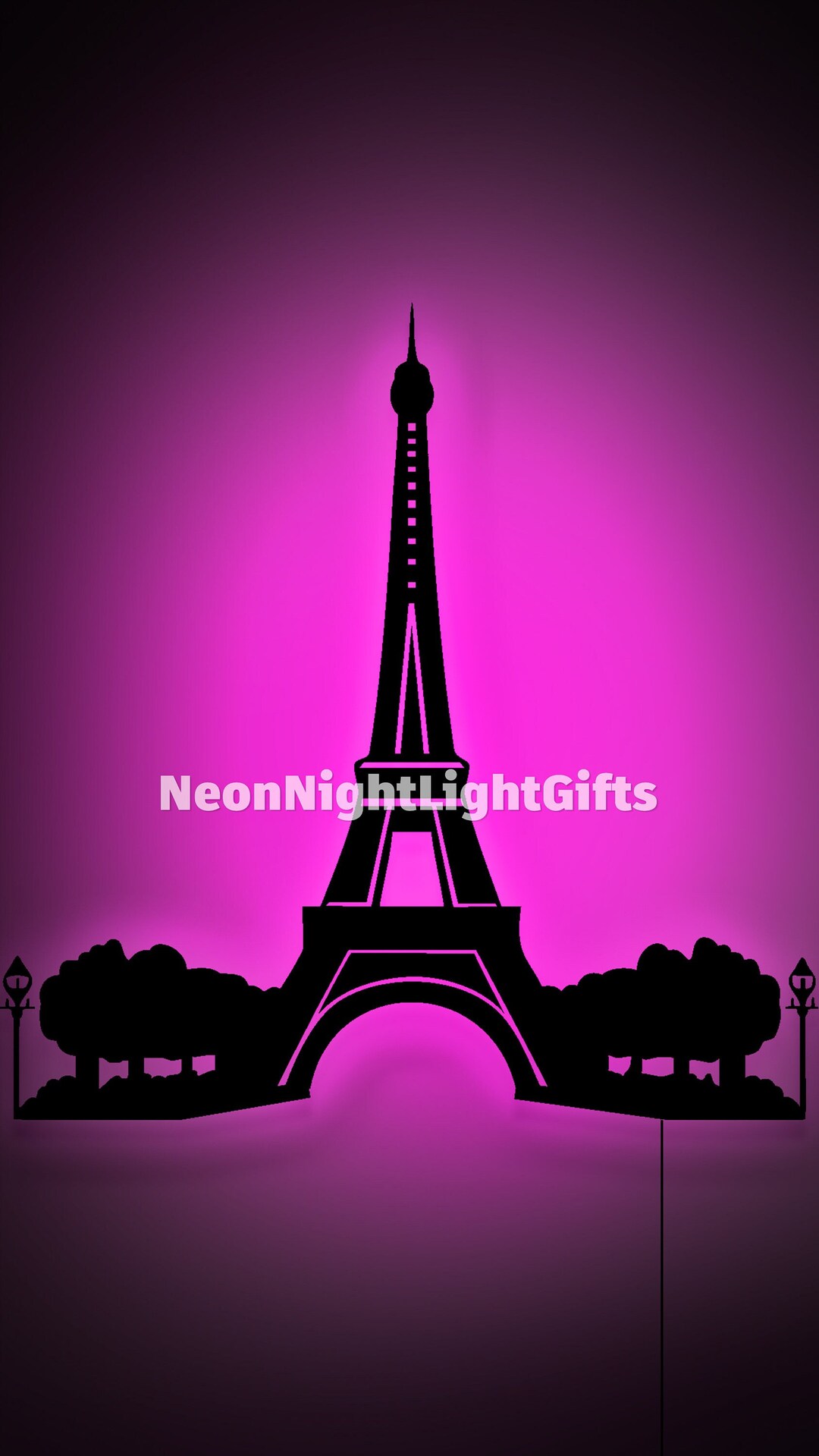 Eiffel Tower Light Sign, Custom Eiffel Tower Light Sign, Birthday Gift