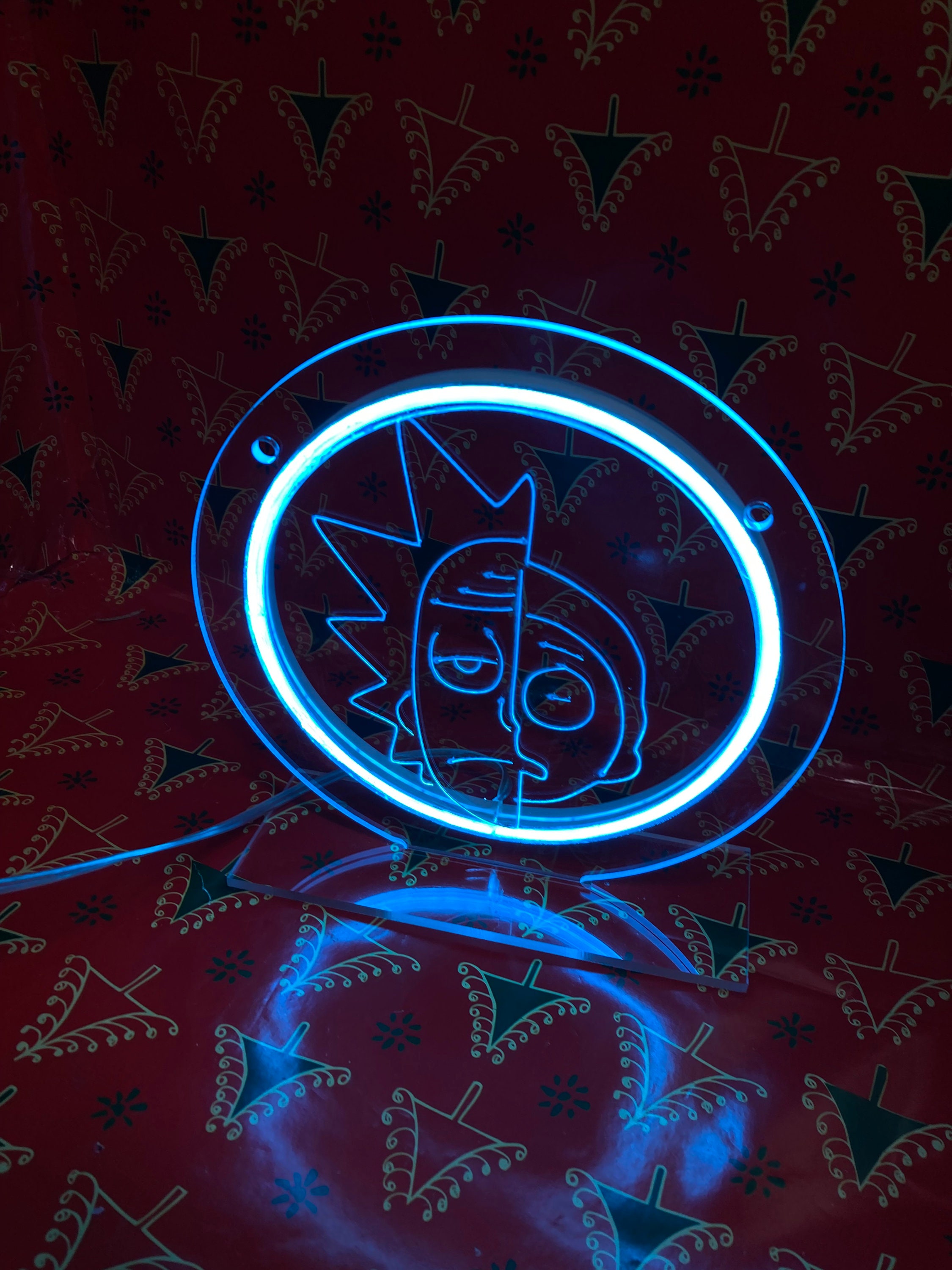 Rick and Morty Neon Sign, Rick and Morty Birthday Gift, Neon Nike Light