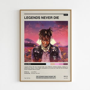 Juice Wrld 'Legends Never Die' Sky Poster