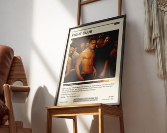 Fight Club Poster High Quality Fight Club Wall Art Fight Club movie poster, Fight Club print