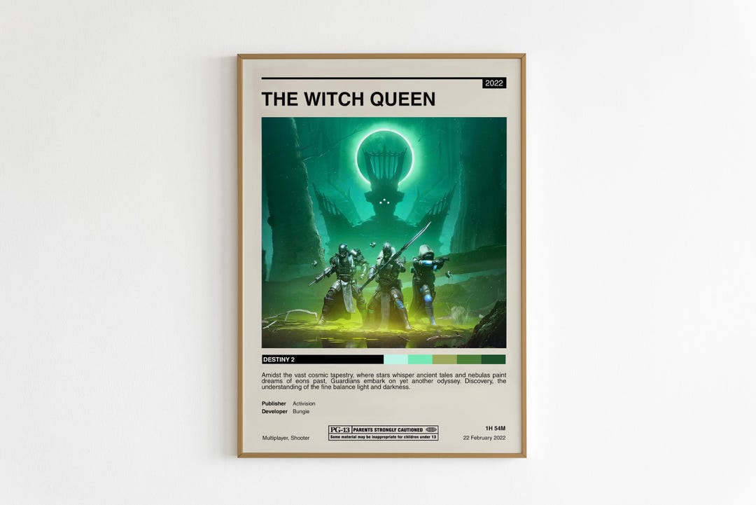 Destiny 2 Poster High Quality Destiny 2 Wall Art Destiny 2 Movie Poster