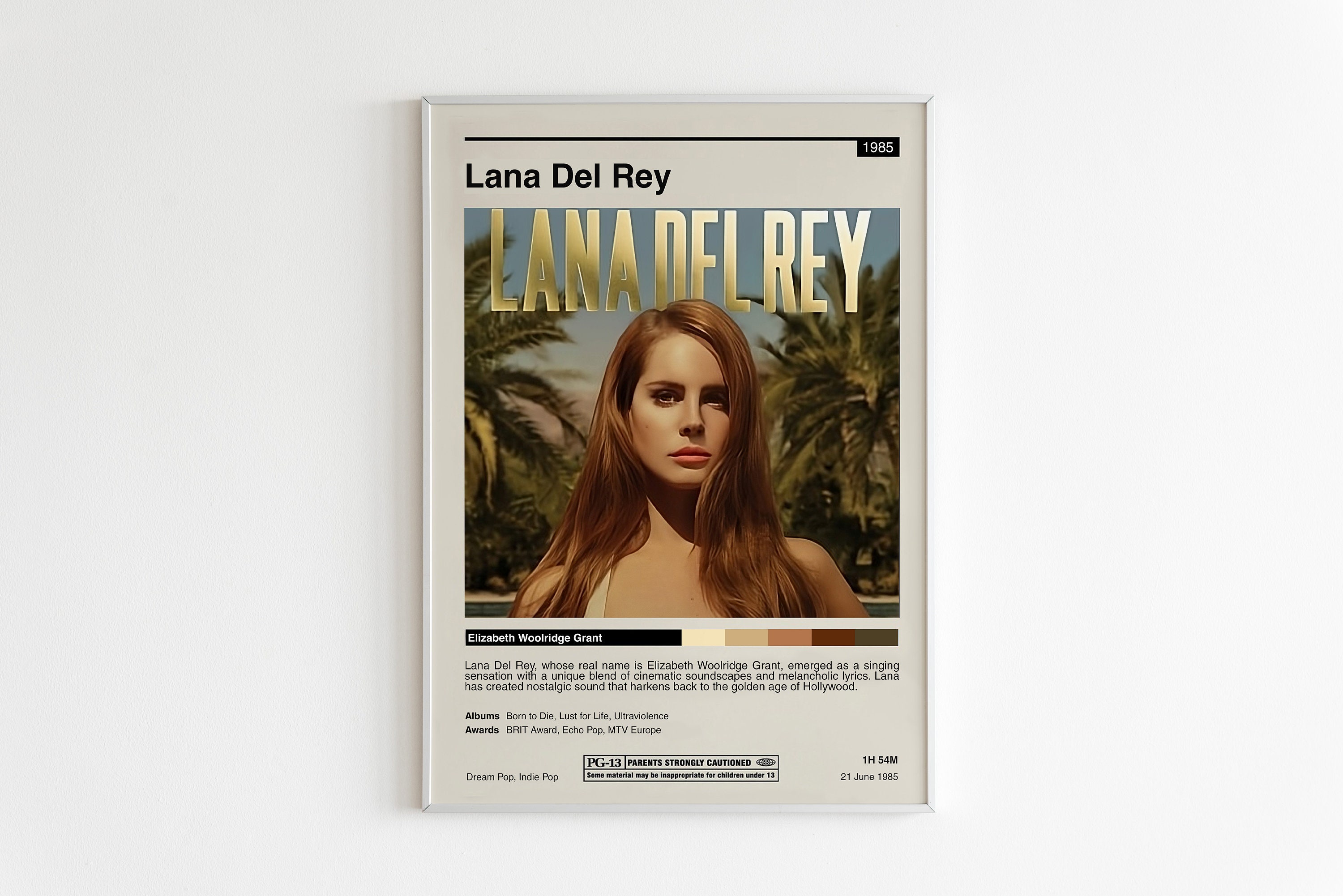 Lana Del Rey 'Tropico' Poster – The Indie Planet