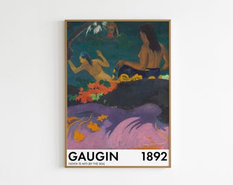 Gauguin Fatata Te Miti Art Print | Post-Impressionist Poster (Digital Download)